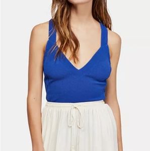 Free People Tie back halter top